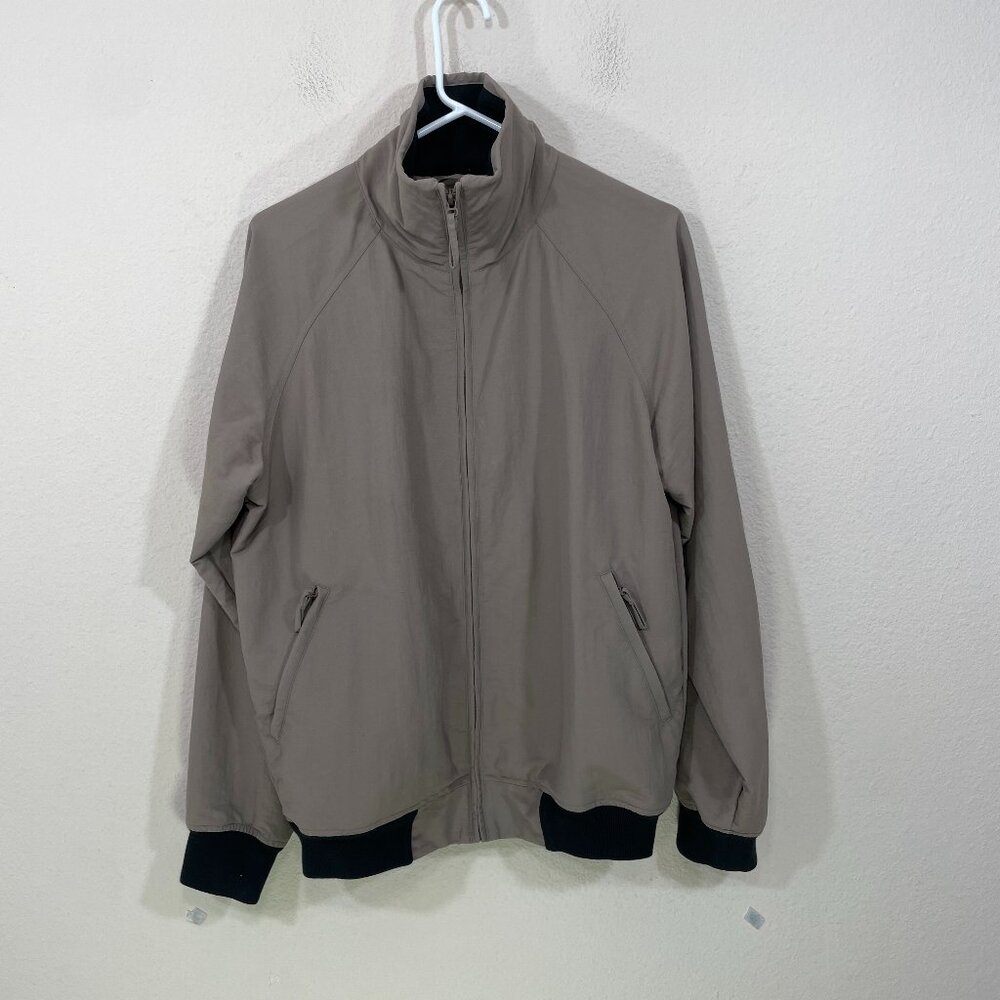 OUTDOOR VOICES Interstate Jacket Men's Small Tan Bomber Nylon‎ Zip Up Lined